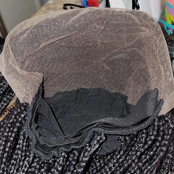 French Braid Fashion Lace Front Wig - Ombre - Picture 13 of 13